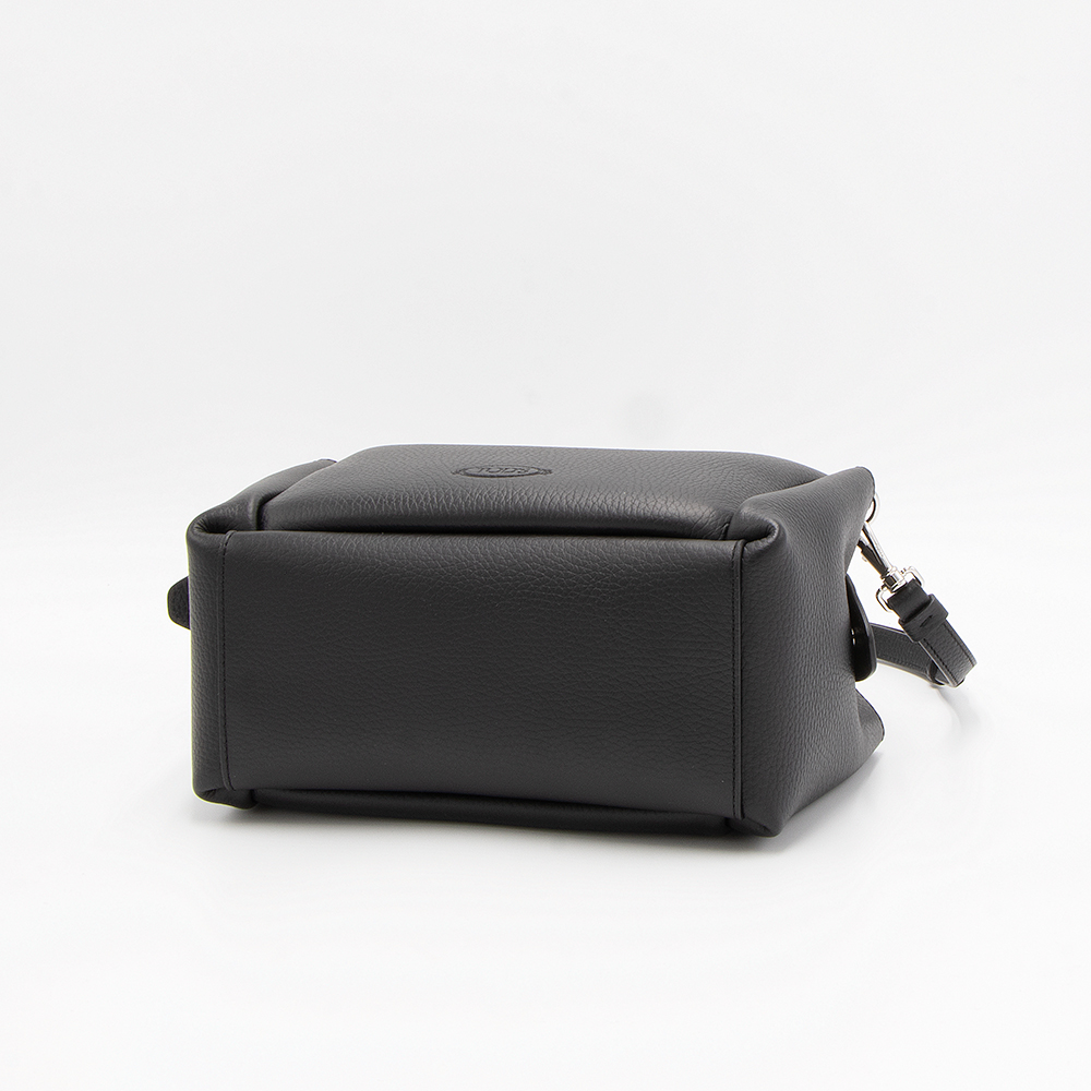 【即発】 TOD’S レザー バウレット バッグ ミニ XBWAPIF0100QRI Woman グレー レザー バウレット バッグ ミニ