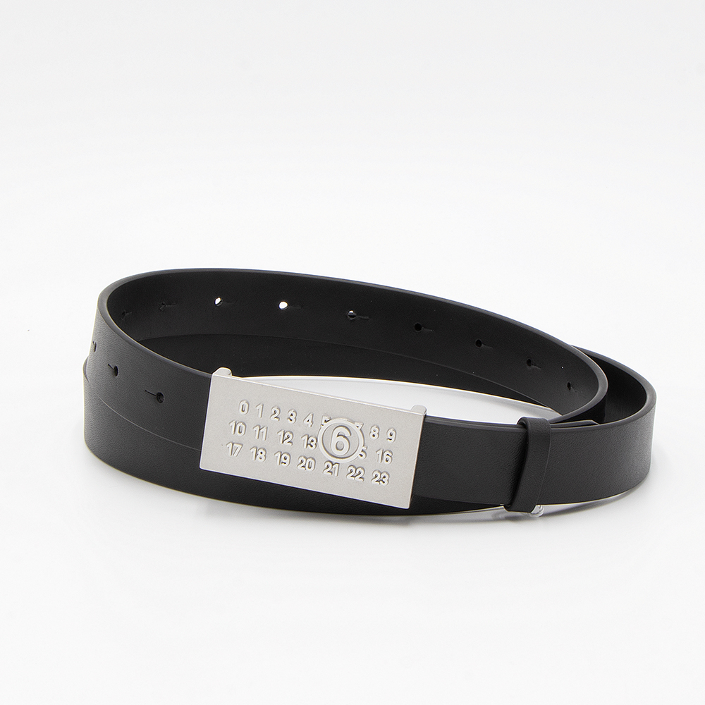 MM6 エムエムシックスメゾンマルジェラ ベルト ブラック NUMERIC BELT
