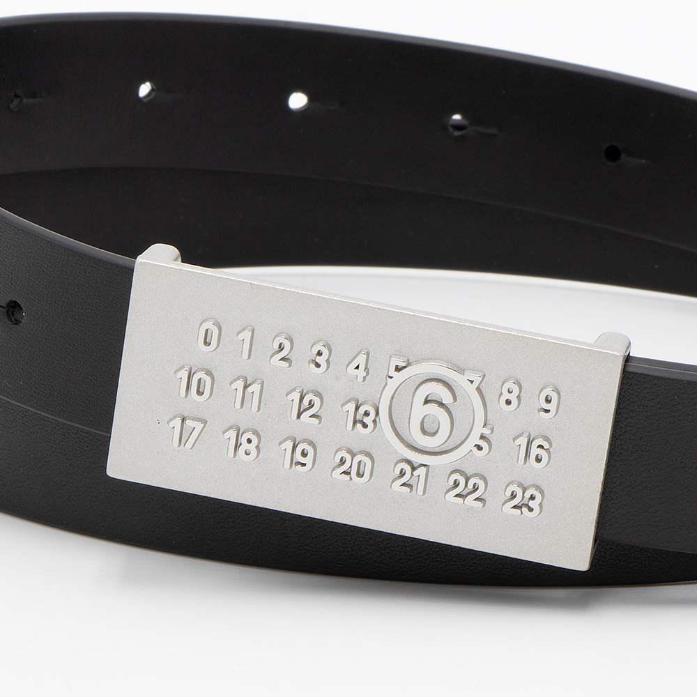 MM6 エムエムシックスメゾンマルジェラ ベルト ブラック NUMERIC BELT
