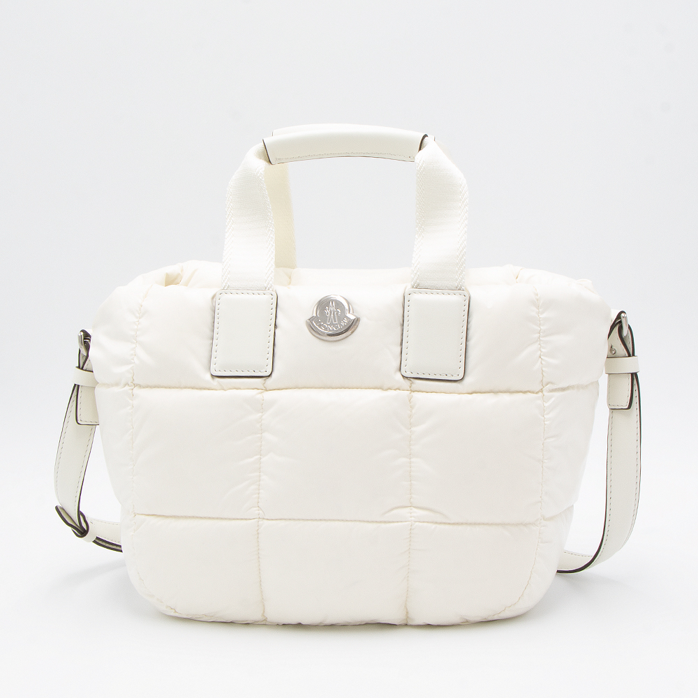MONCLER モンクレール トートバッグ(2WAY仕様) ホワイト MINI