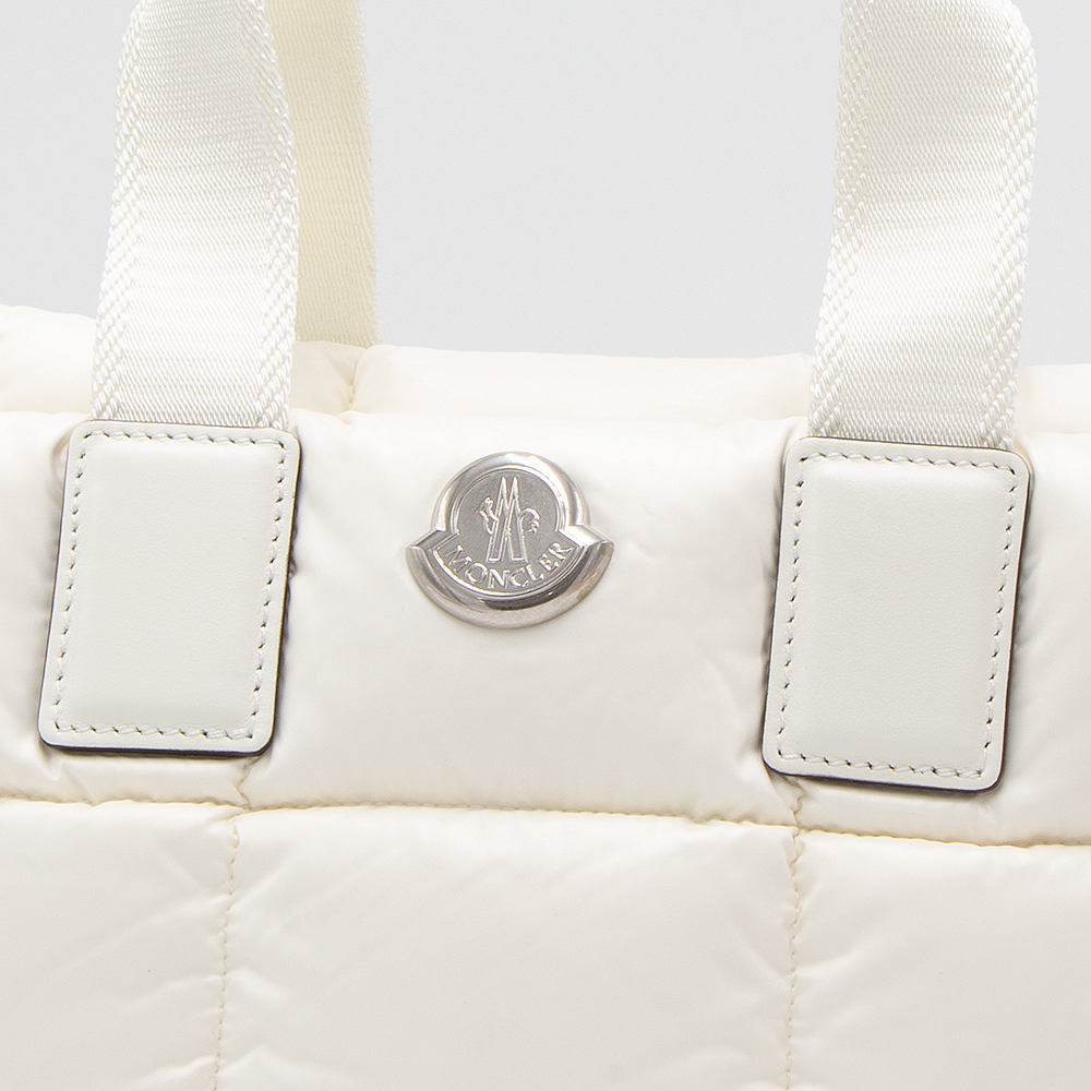 【ほぼ未使用品】 MONCLER ホワイト ダウン トートバッグ 楽天市場】モンクレール ダウン（カラーホワイト）（バッグ