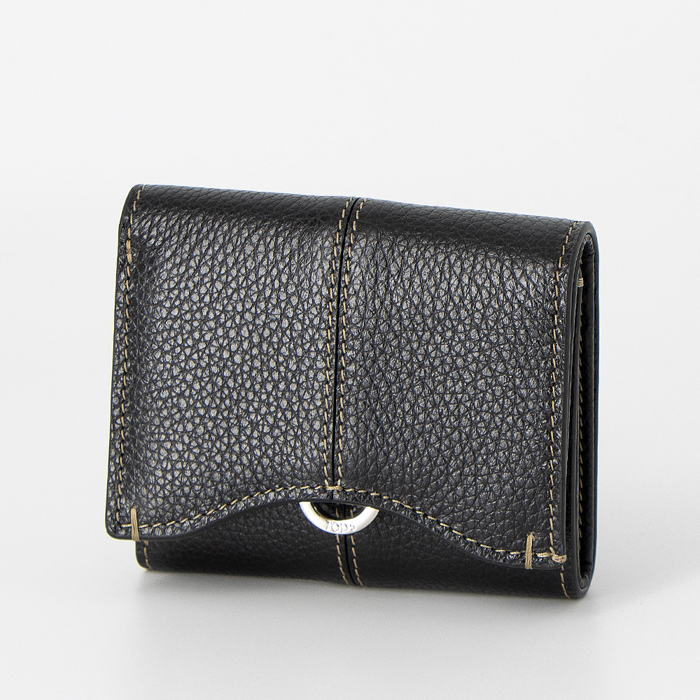TOD'S（トッズ） TOD'S 3つ折り財布(小銭入れ付き) ブラック