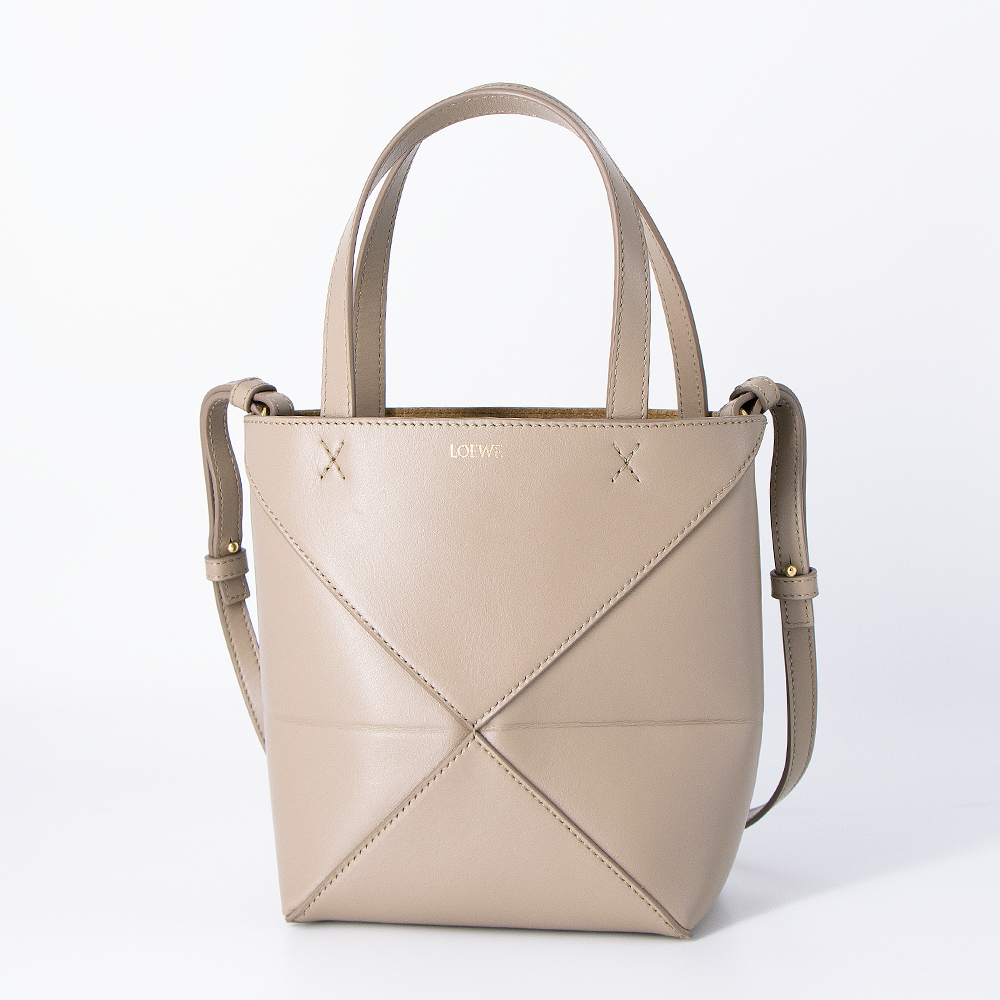 LOEWE（ロエベ） トートバッグ(2WAY仕様) サンド パズル PUZZLE FOLD