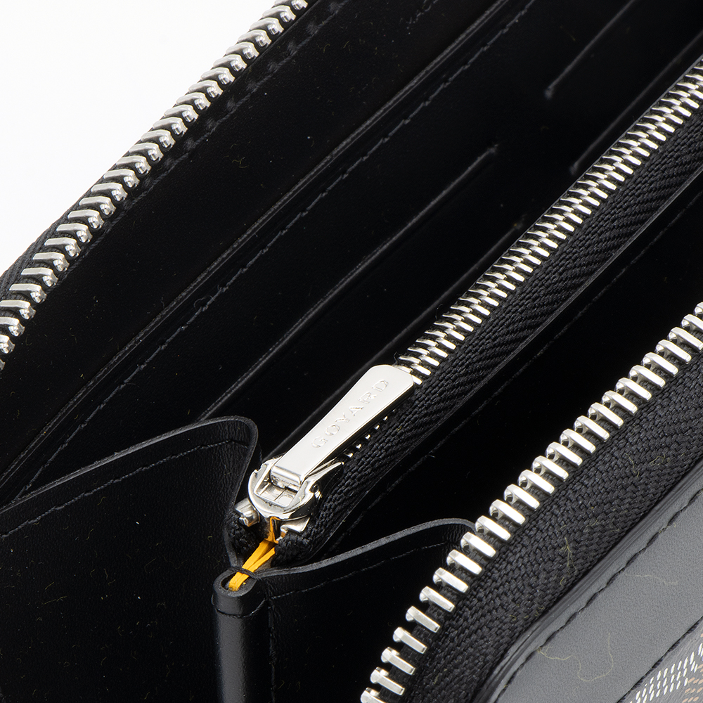 GOYARD（ゴヤール） ラウンドファスナー長財布(小銭入れ付き) ブラック