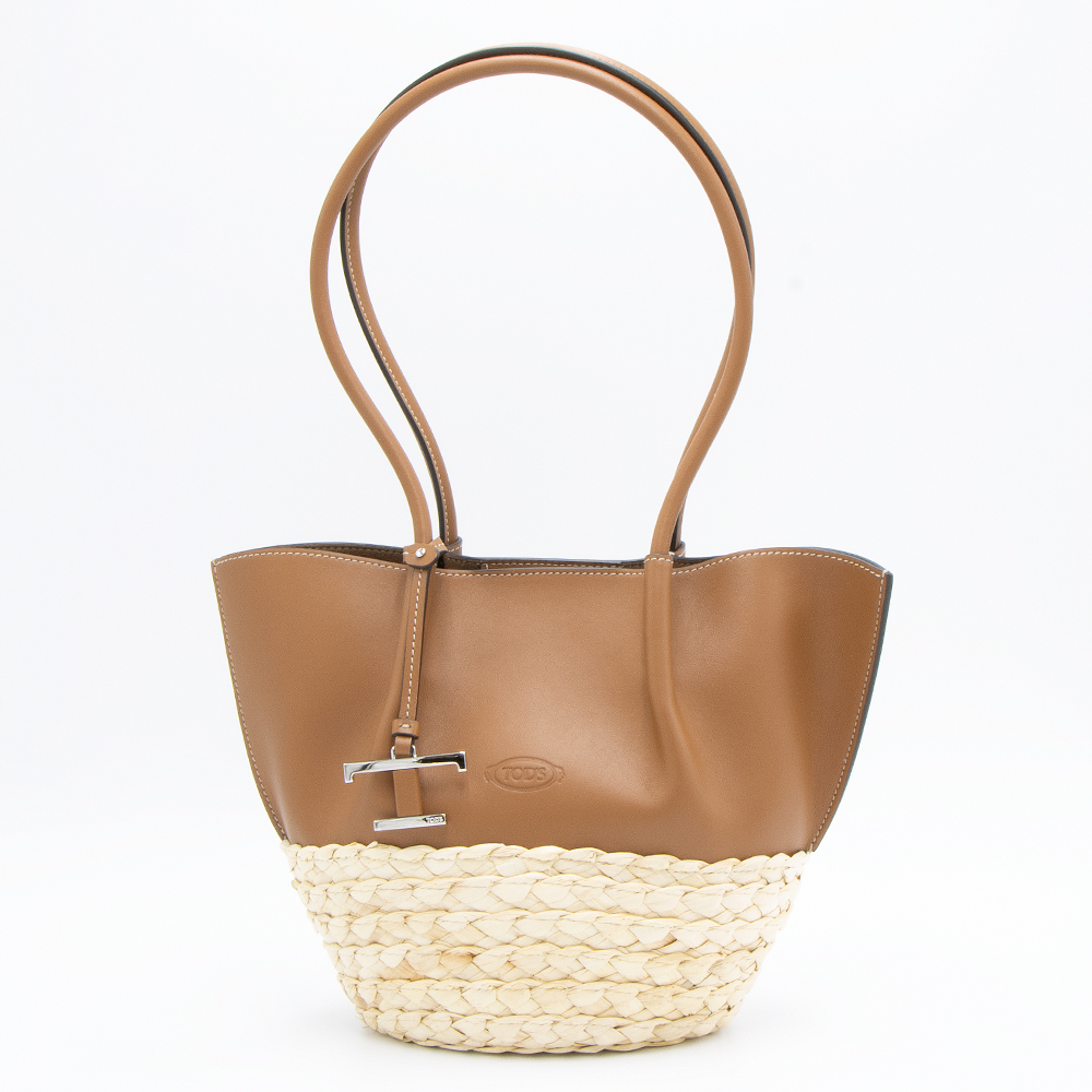 TOD'S 【9/4-9/7 LYP会員+P10倍】トッズ ストロー＆レザー