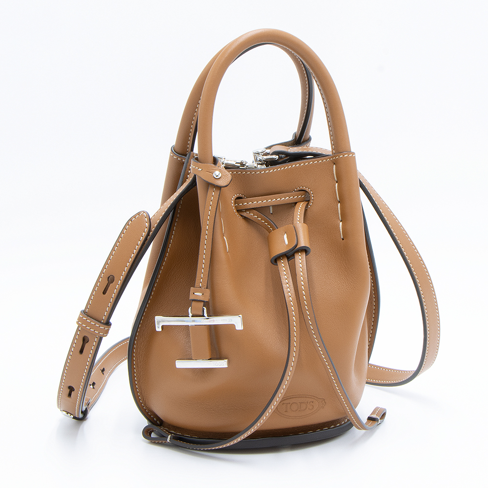 TOD'S 【8/5-8/11 LYP会員+P10倍】トッズ レザーバケットバッグ