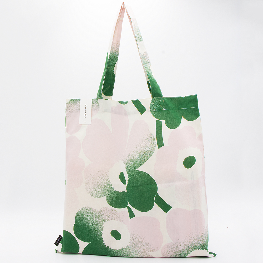 marimekko（マリメッコ） トートバッグ ライトピンク/グリーン Unikko