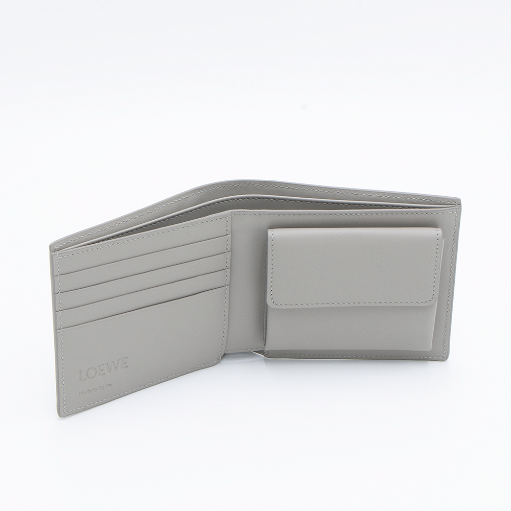 LOEWE ロエベ 2つ折り財布(小銭入れ付き) シェルグレー BIFOLD