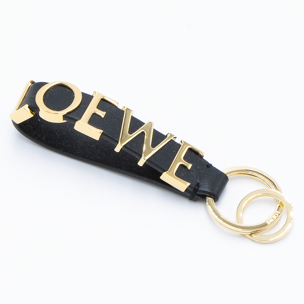LOEWE キーリング c554231x42 LOEWE ロエベ キーリング バッグチャームMIX ブラック