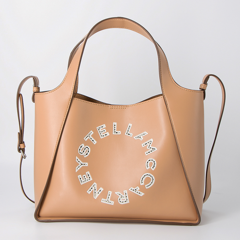 【美品】ステラマッカートニー 2way カゴバッグ / バッグインバッグ付き Stella McCartney（ステラ・マッカートニー） トートバッグ キャメル