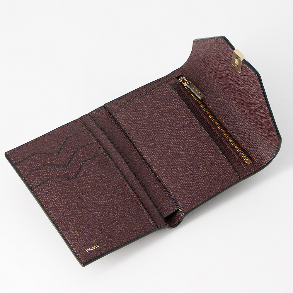 ⬛︎Valextra⬛︎三つ折りウォレット Valextra（ヴァレクストラ） 【10%OFFクーポン】ヴァレクストラ