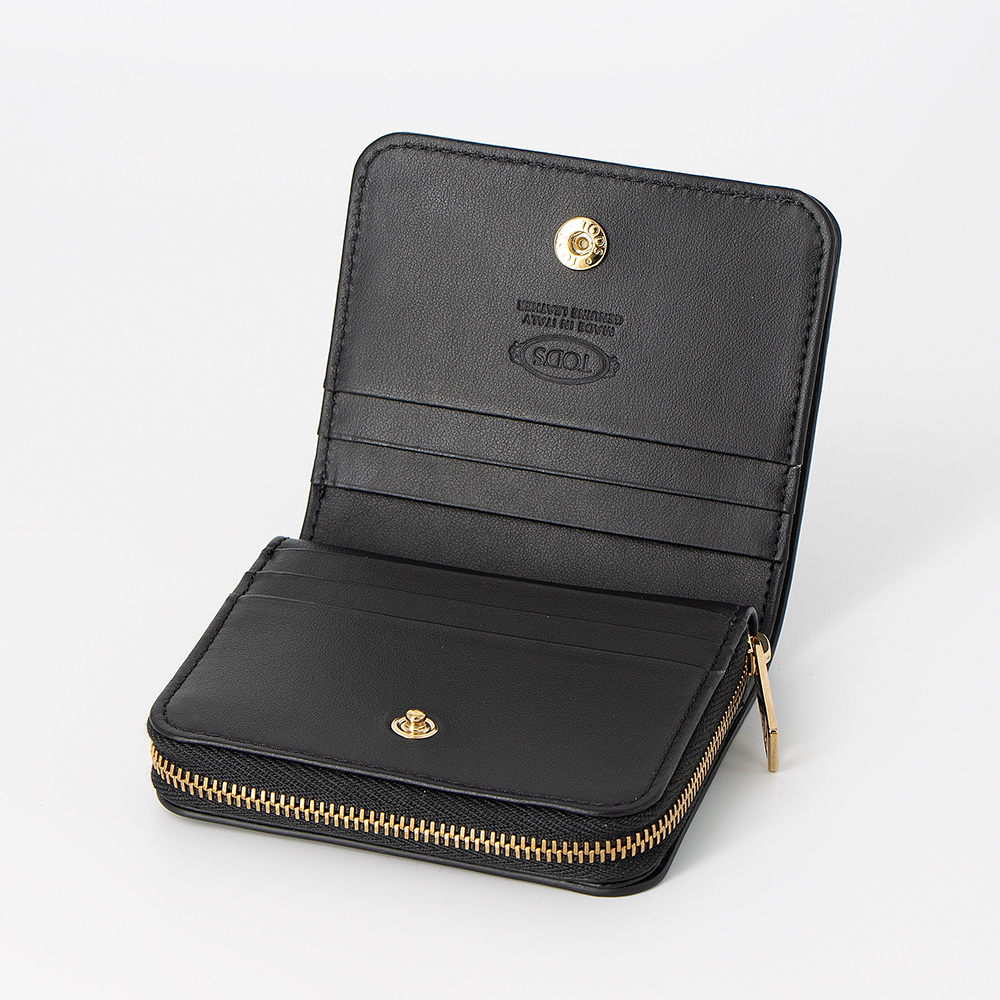 TOD'S（トッズ） TOD'S 2つ折り財布(小銭入れ付き) ブラック