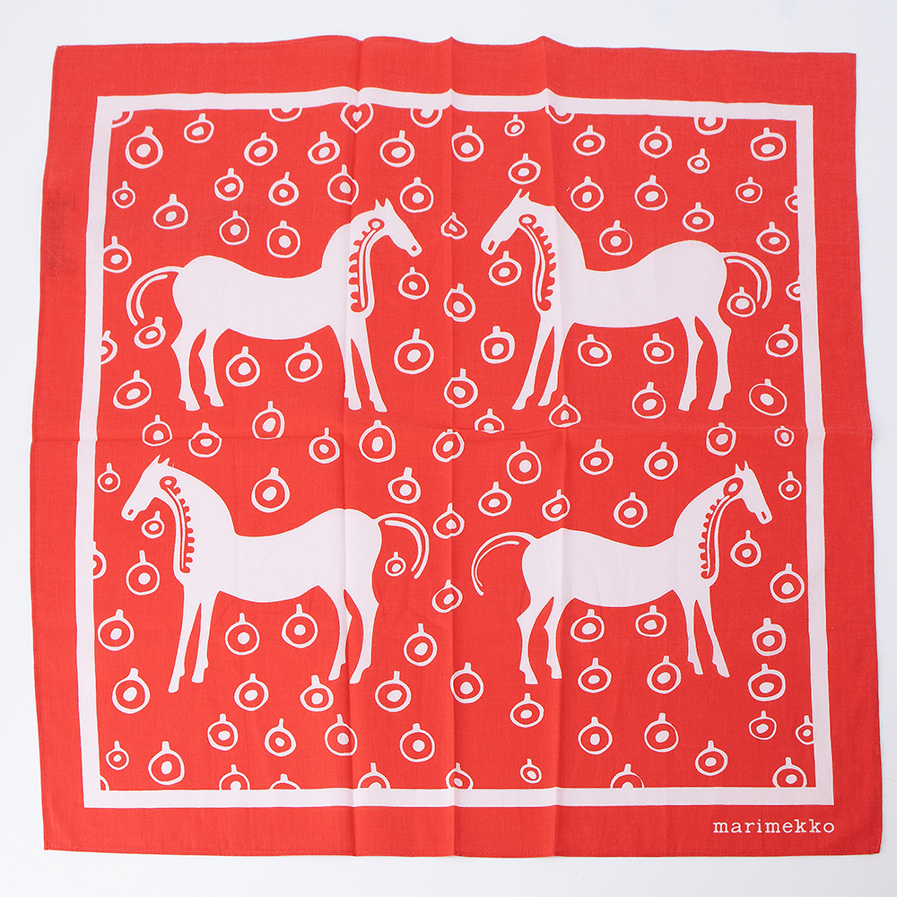 marimekko（マリメッコ） スカーフ Astrilli Musta Tamma Kioski scarf