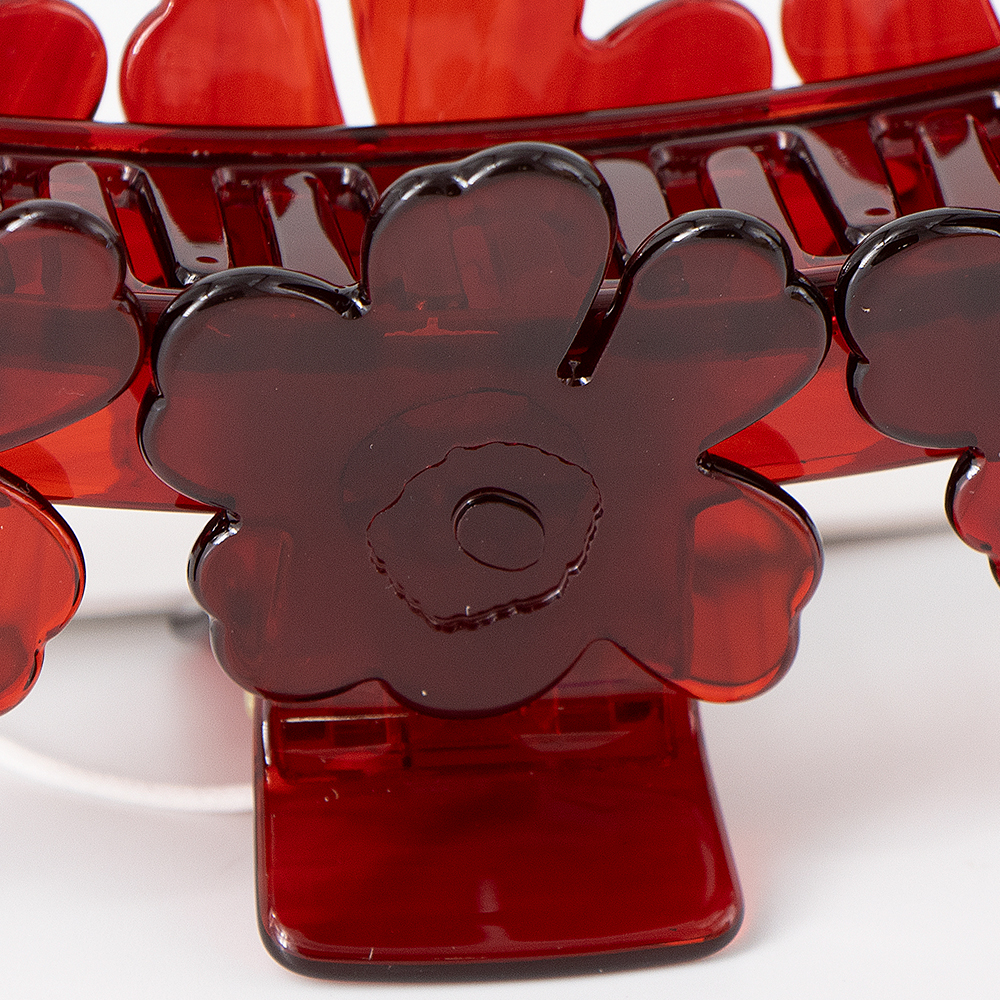 marimekko（マリメッコ） ヘアクリップ ミニ ウニッコ マルチレッド