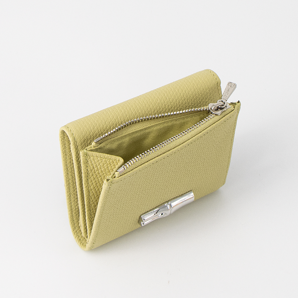 ロンシャン　三つ折り財布　ピンク LONGCHAMP（ロンシャン） ROSEAU TRI-FOLD WALLET 3253 871 001 ロゾ