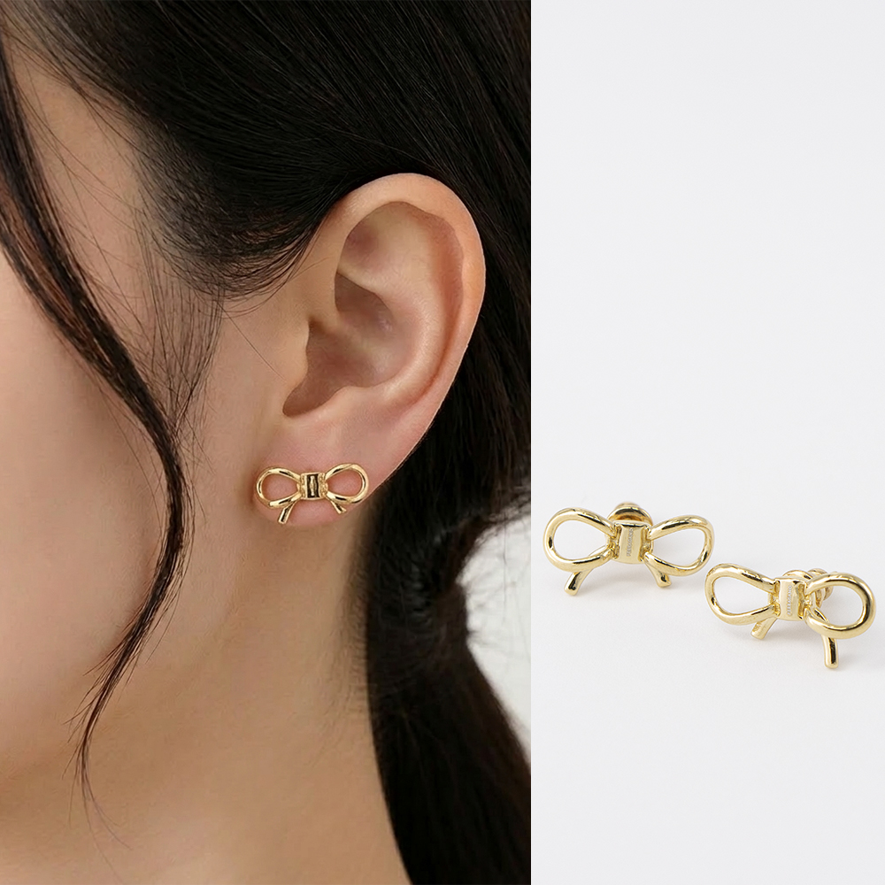 FERRAGAMO（フェラガモ） ピアス リボンモチーフ ORECCHINI CON FIOCCO 
