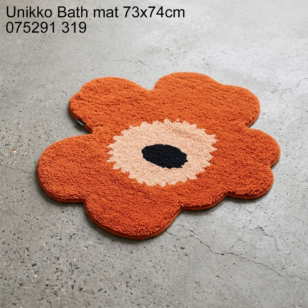 marimekko（マリメッコ） バスマット 玄関マット ラグマット オレンジ