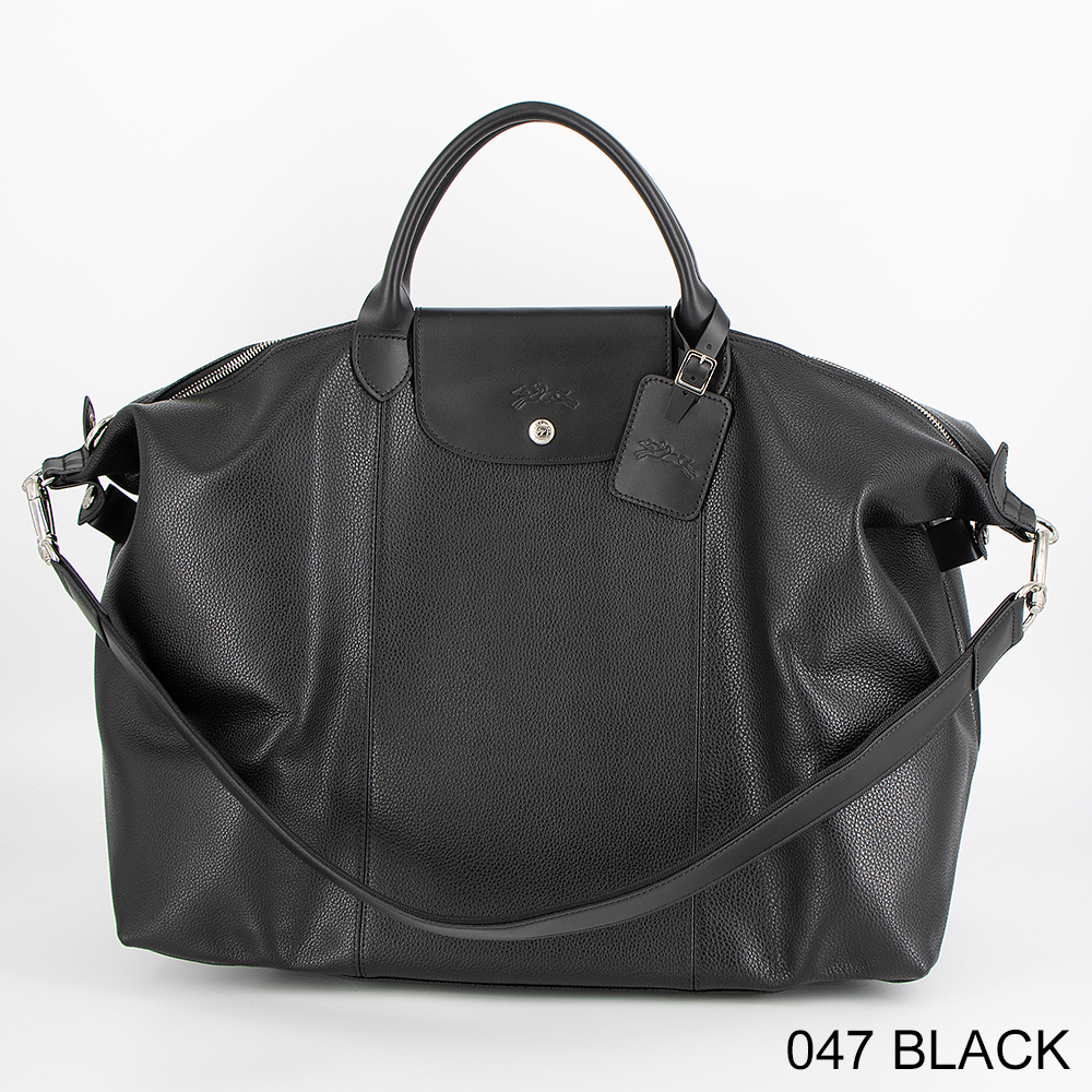 LONGCHAMP ボストンバッグ ブラック LONGCHAMP（ロンシャン） ボストンバッグ LE FOULONNE ル フローネ