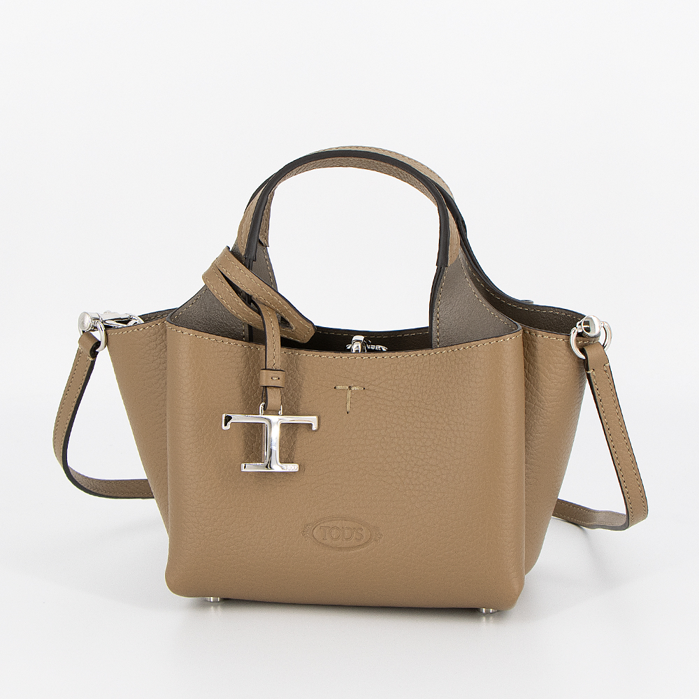 TOD'S（トッズ） トートバッグ(2WAY仕様) マイクロ Tタイムレス T