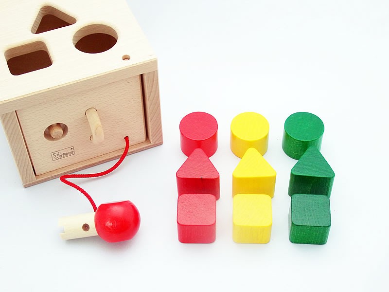 ニック社 nic キーボックス 型はめ 知育玩具 木のおもちゃ 誕生日 1歳
