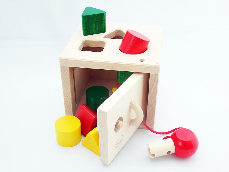 ニック社 nic キーボックス 型はめ 知育玩具 木のおもちゃ 誕生日 1歳