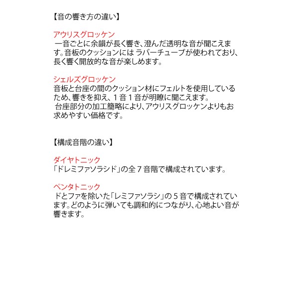 アウリスグロッケン ペンタトニック7音 【 アウリス社 Auris アウリス