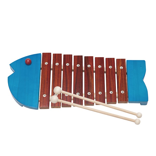 ボーネルンド (BorneLund) さかなシロフォン(ブルー )木のおもちゃ