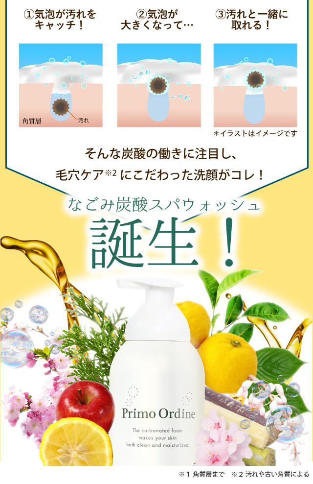 なごみ炭酸スパウォッシュ｜プリモディーネ