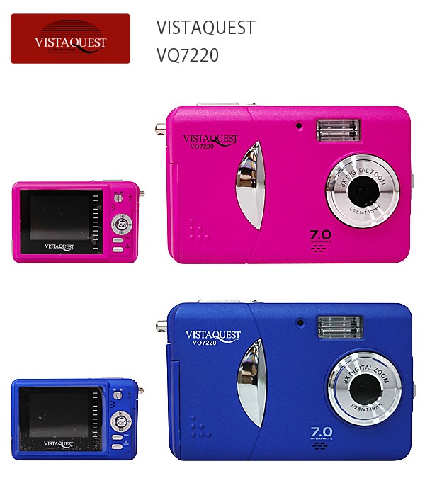 VISTAQUEST（ビスタクエスト）VQ7220 トイカメラ（トイデジ）