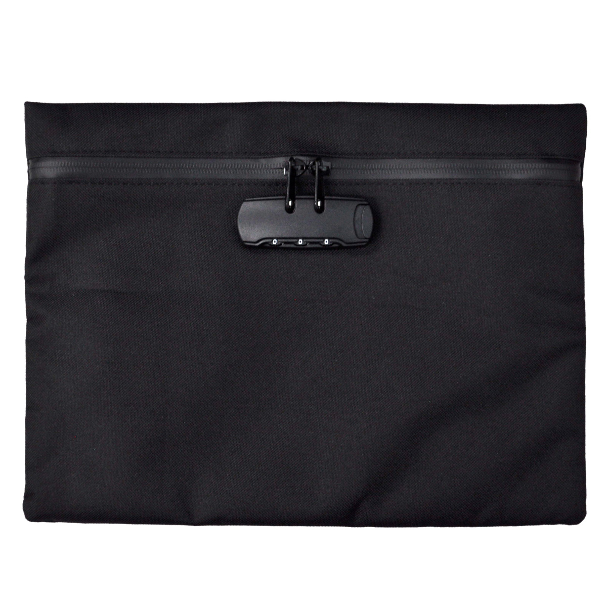 鍵付き ポーチ A4 集金袋 仕切り 通帳 ケース 大きめ 貴重品 収納