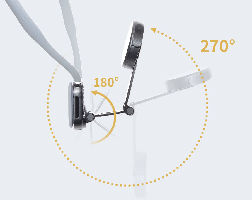 スマホ ネック ホルダー ネックレスマウント 首掛け 磁石 マグネット