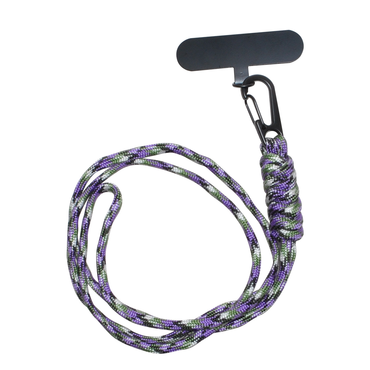 スマホ ネックストラップ パラコード 48cm ストラップホルダー 落下