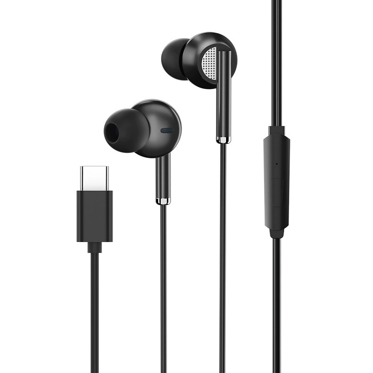 並行輸入品】 Type-C イヤホン DAC内蔵 有線 カナル 型 デジタル 出力