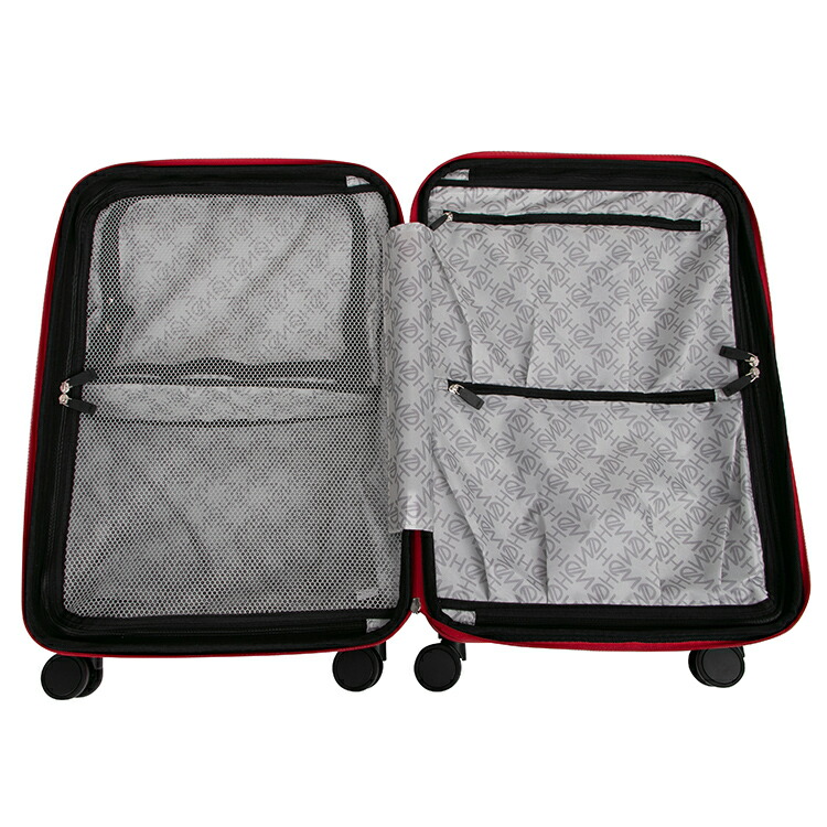 エリオス HeM スーツケース ヘム Mサイズ  ストッパー付き 無料預入トップオープンキャリー キャリーケース TOP フロントオープン おしゃれ | HeM(バッグ) | 10