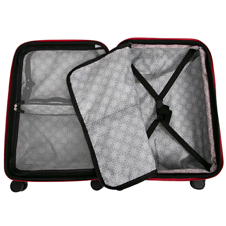 エリオス HeM スーツケース ヘム Mサイズ  ストッパー付き 無料預入トップオープンキャリー キャリーケース TOP フロントオープン おしゃれ | HeM(バッグ) | 11