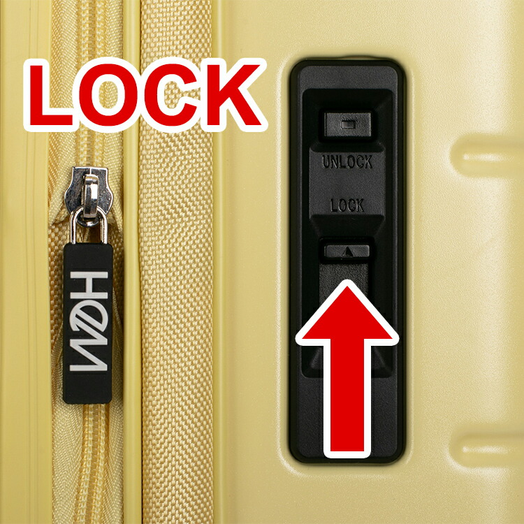 エリオス HeM スーツケース ヘム Mサイズ  ストッパー付き 無料預入トップオープンキャリー キャリーケース TOP フロントオープン おしゃれ | HeM(バッグ) | 14