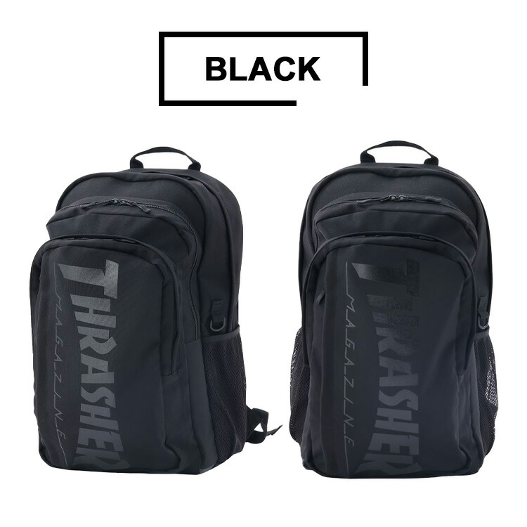 THRASHER バックパック TH-F 35Ｌ スラッシャー リュックサック ブラック 大容量 PCポケット メンズ レディース ユニセックス | THRASHER | 01
