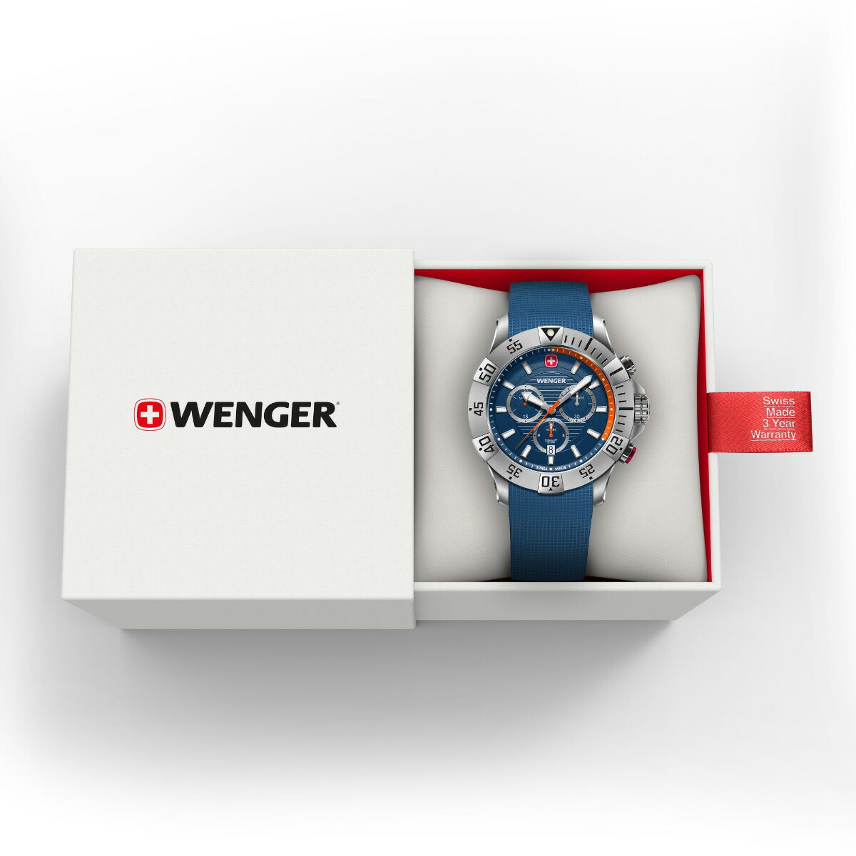 （ノベルティー付き）ウェンガー WENGER Seaforce Chrono シーフォース クロノグラフ 腕時計 01.0643.124の画像