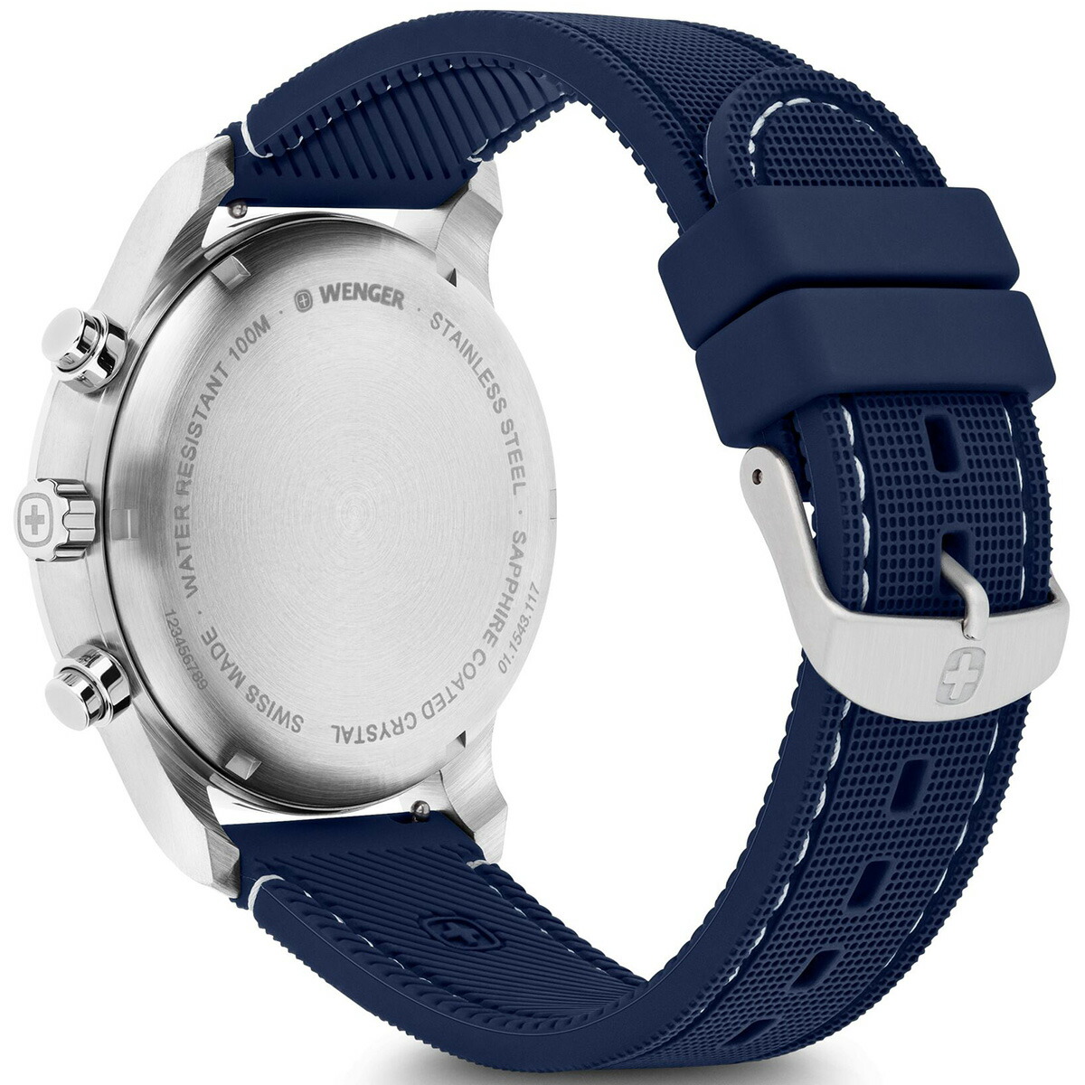 （ノベルティー付き）ウェンガー WENGER Attitude Chrono アティテュード クロノグラフ 腕時計 01.1543.117の画像