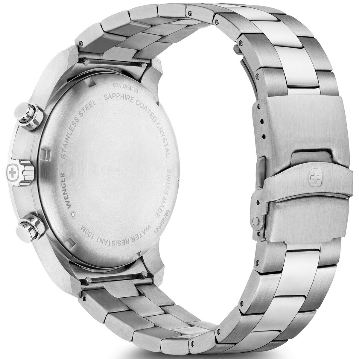 （ノベルティー付き）ウェンガー WENGER Attitude Chrono アティテュード クロノグラフ 腕時計 01.1543.120の画像