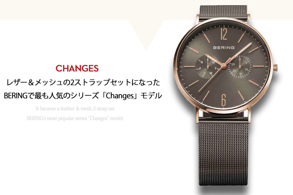 BERING ベーリング 腕時計 メンズ 日本限定モデル チェンジズ BERING ベーリング 腕時計 メンズ 日本限定モデル チェンジズ