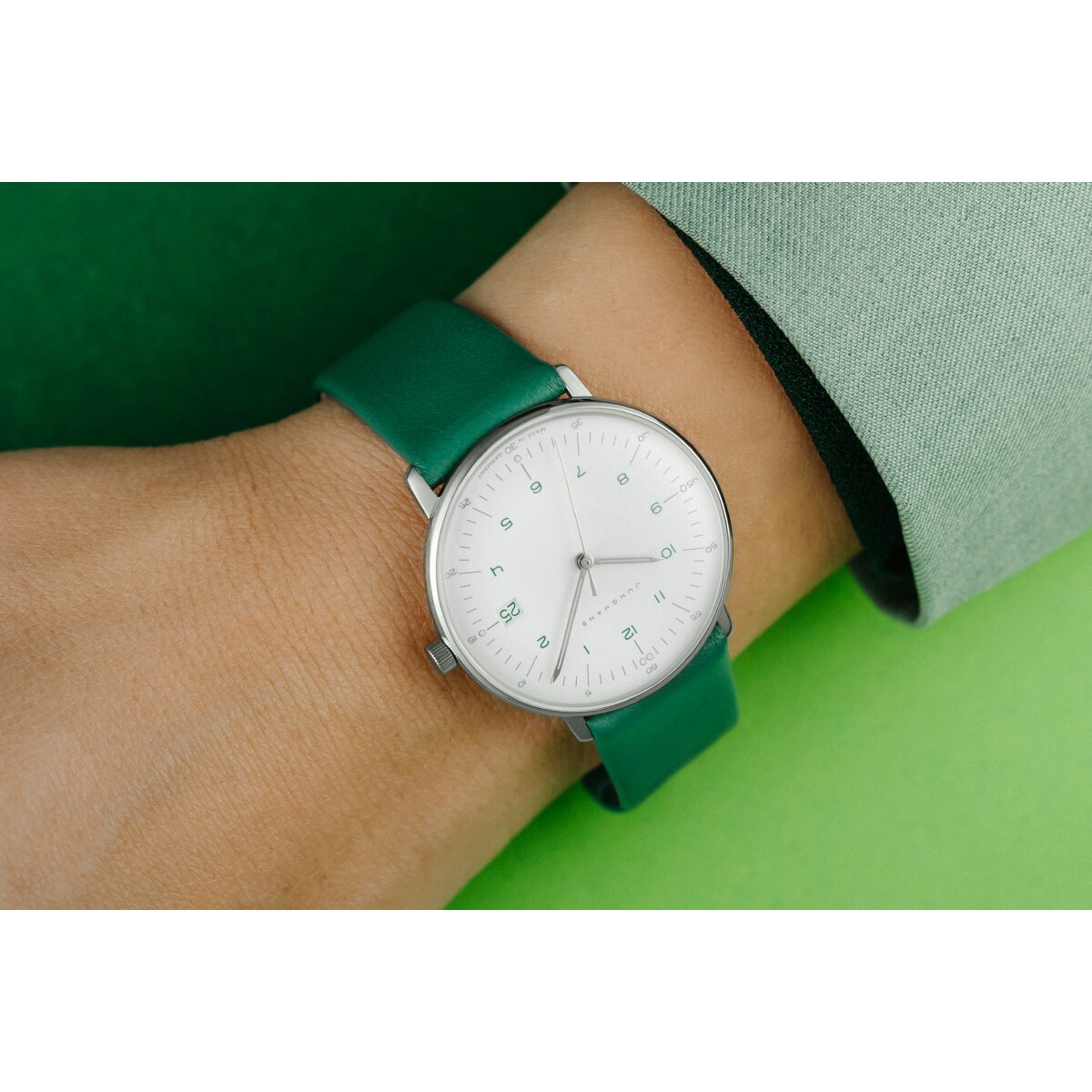 （ノベルティー付き）ユンハンス JUNGHANS Max Bill マックス ビル ダーメン 腕時計 レディース 47 4557 02の画像