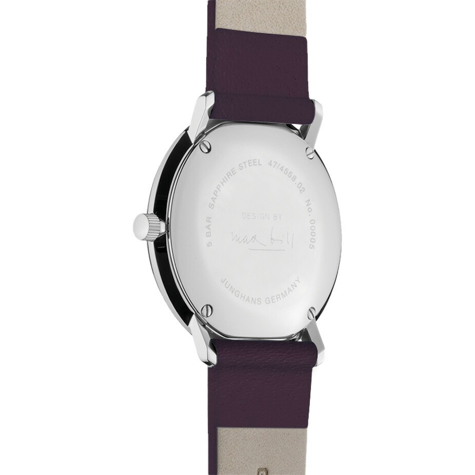 （ノベルティー付き）ユンハンス JUNGHANS Max Bill マックス ビル ダーメン 腕時計 レディース 47 4558 02の画像
