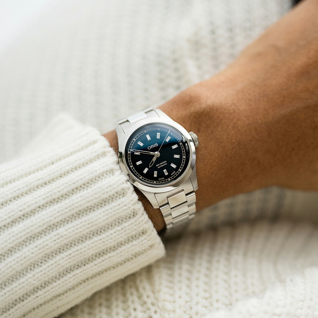 BIG CROWN オリス ORIS ビッグクラウン ダイヤモンド 腕時計 自動巻き