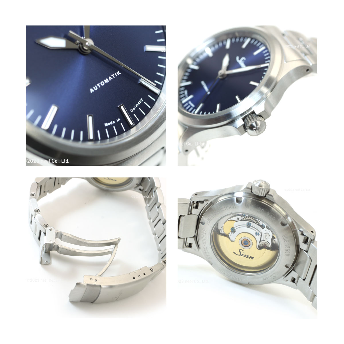 Sinn（ジン） （豪華おまけ有） 556.I.B 自動巻 腕時計 メンズ インス 
