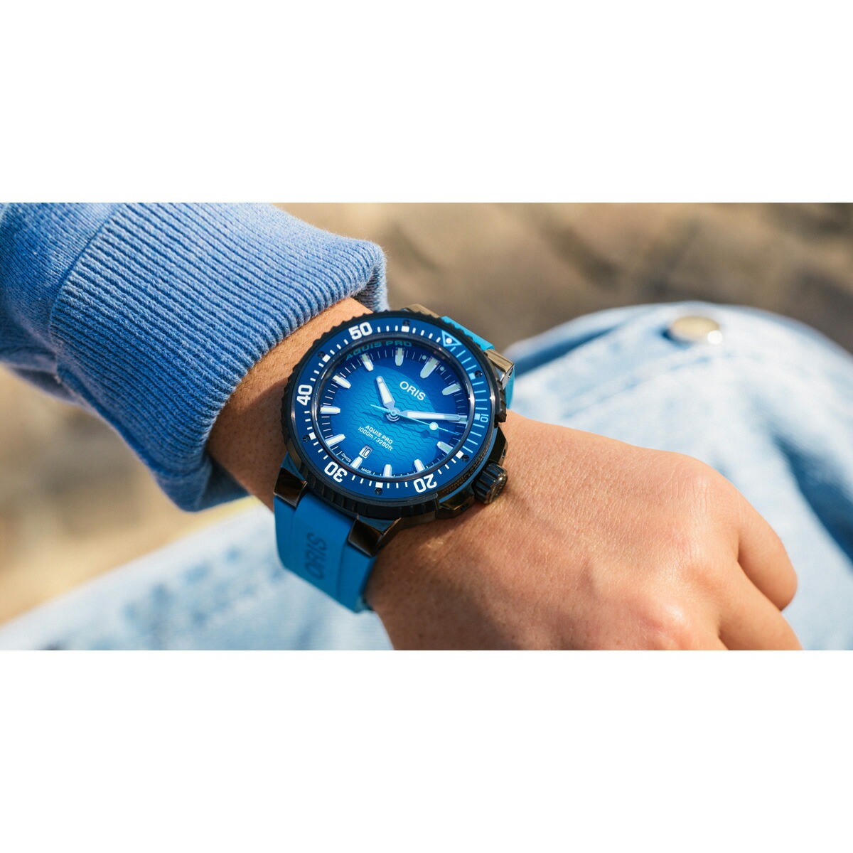 AQUIS （ノベルティー付き）オリス ORIS アクイス プロ 1000M PRO 