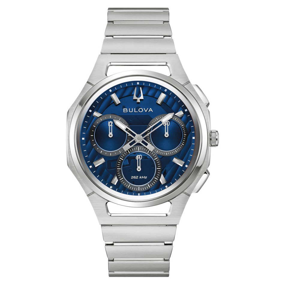 （豪華おまけ有） ブローバ BULOVA ハイプレシジョンクォーツ エリア限定 腕時計 CURV クロノグラフ 96A339の画像