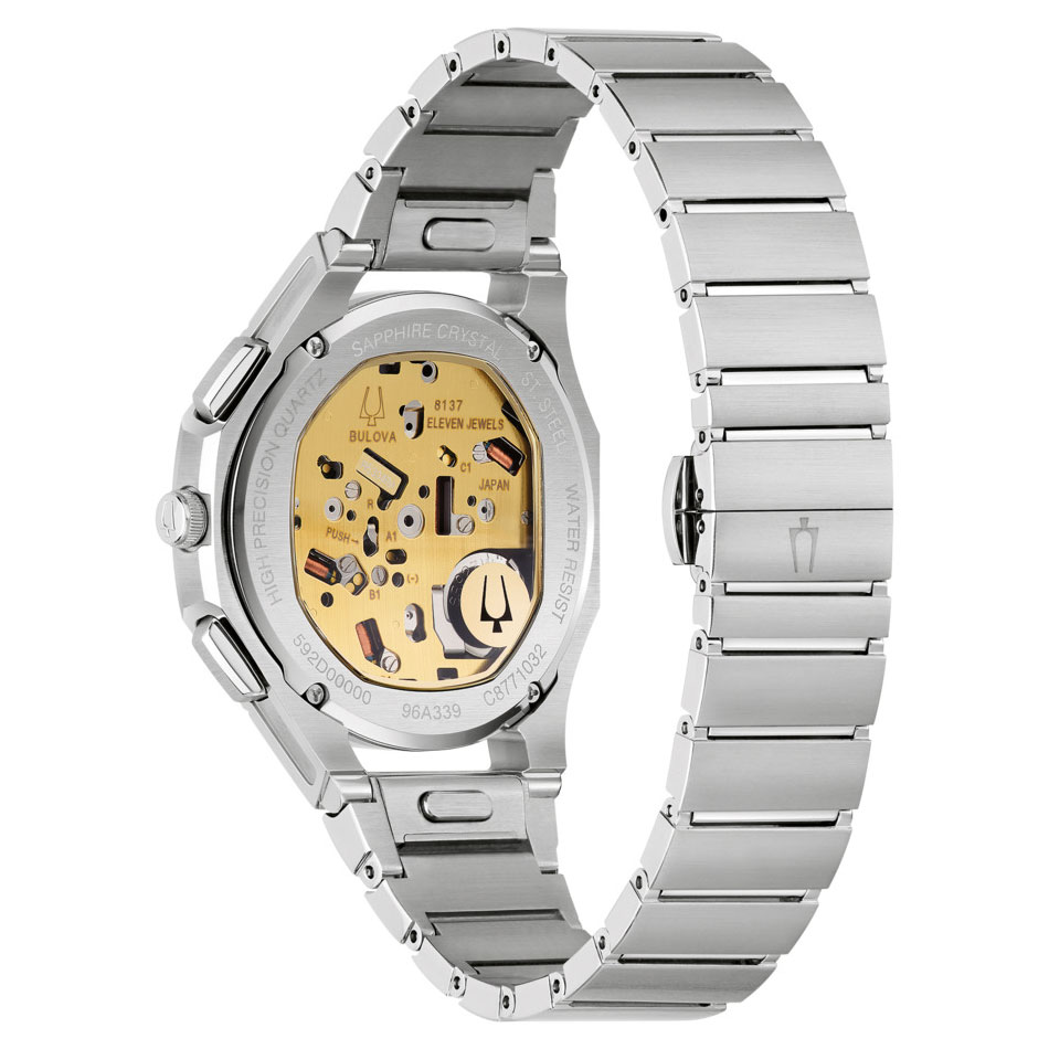 （豪華おまけ有） ブローバ BULOVA ハイプレシジョンクォーツ エリア限定 腕時計 CURV クロノグラフ 96A339の画像