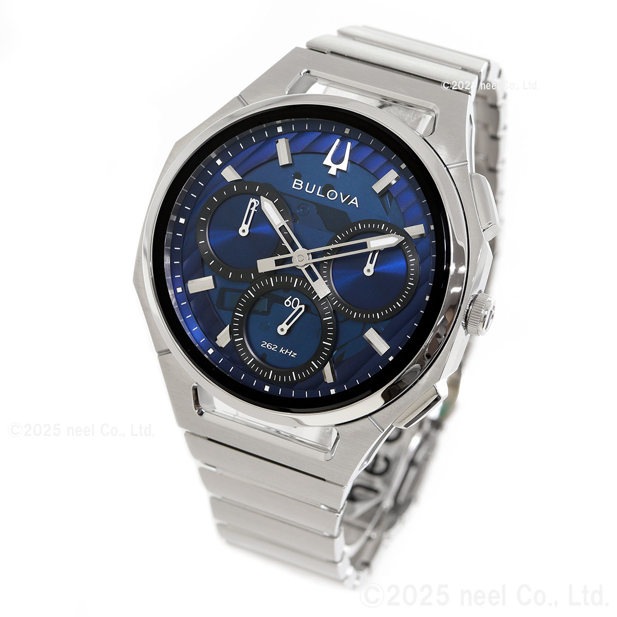 （豪華おまけ有） ブローバ BULOVA ハイプレシジョンクォーツ エリア限定 腕時計 CURV クロノグラフ 96A339の画像