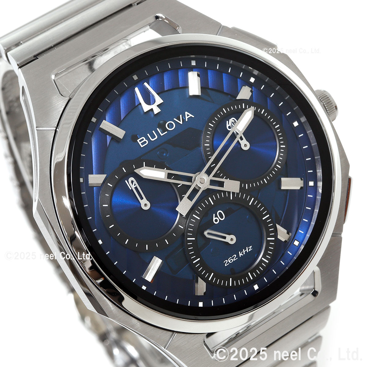 （豪華おまけ有） ブローバ BULOVA ハイプレシジョンクォーツ エリア限定 腕時計 CURV クロノグラフ 96A339の画像